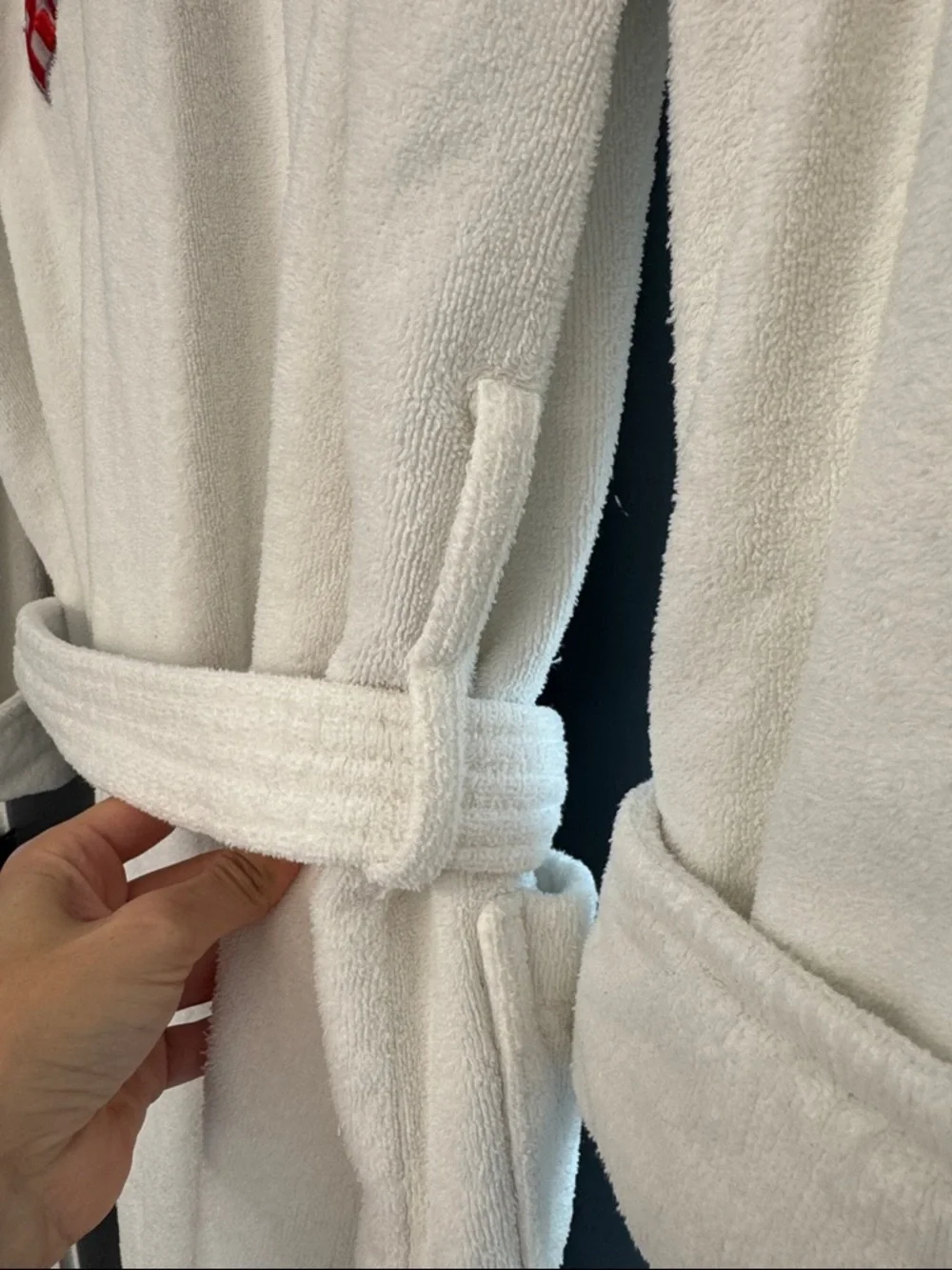 Polo by Ralph Lauren White Plush Robe